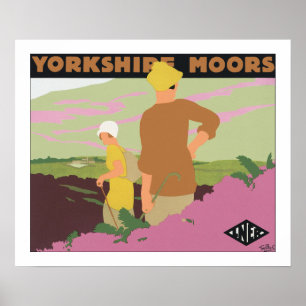 Yorkshire Moors Poster