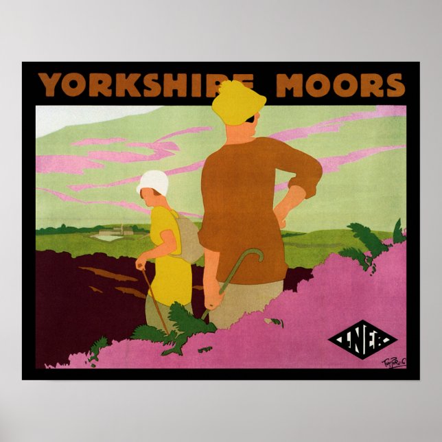 Yorkshire Moors Poster (Front)