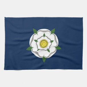 yorkshire region flag british county britain great tea towel
