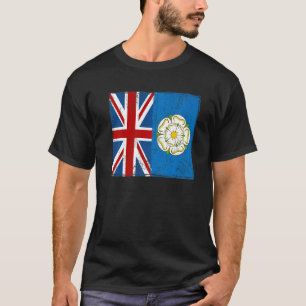 Yorkshire Roots & British Grown Idea With Rose Of T-Shirt