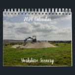 Yorkshire scenery 2024 calendar<br><div class="desc">Stunning scenery from Yorkshire (and a festive image from Chatsworth House in Derbyshire) showcasing rugged moorland,  spectacular coastal views and green plush landscapes which make up "God's Own country".</div>