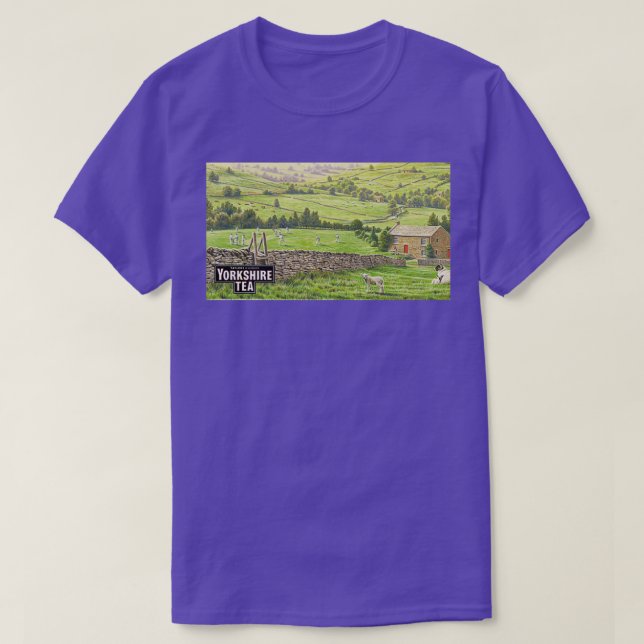 Yorkshire Tea landscape with logo T-Shirt (Design Front)
