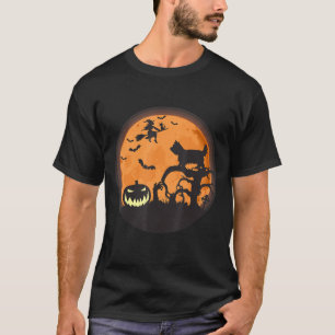 Yorkshire Terrier And Moon Halloween Costume T-Shirt