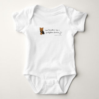 yorkshire terrier baby bodysuit