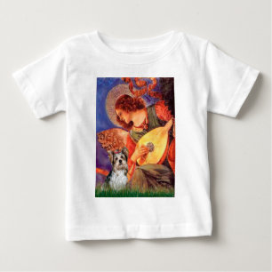 Yorkshire Terrier (Biewer) -Mandolin Angel Baby T-Shirt