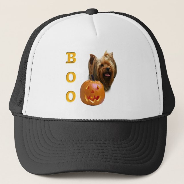 Yorkshire Terrier Boo Trucker Hat (Front)