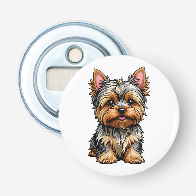 Yorkshire Terrier Bottle Opener (Front)