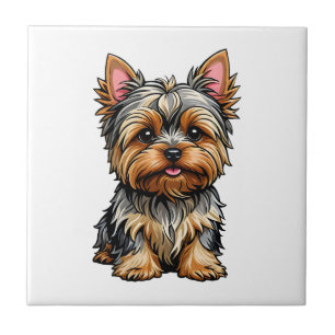 Yorkshire Terrier Ceramic Tile