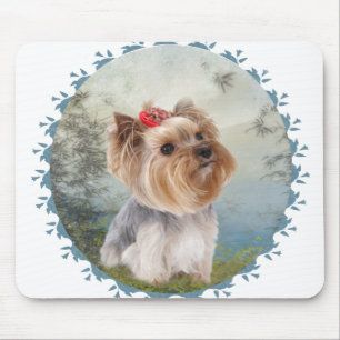 Yorkshire Terrier Charm Mouse Pad
