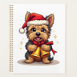 Yorkshire Terrier Christmas Bells Planner