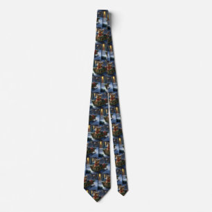 Yorkshire Terrier Christmas Festive Season Tie