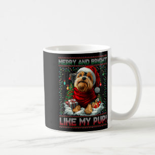 Yorkshire Terrier Christmas Tree Decorations Dog L Coffee Mug