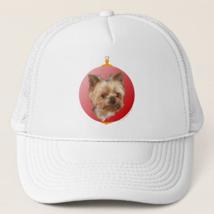 Yorkshire Terrier Christmas Trucker Hat