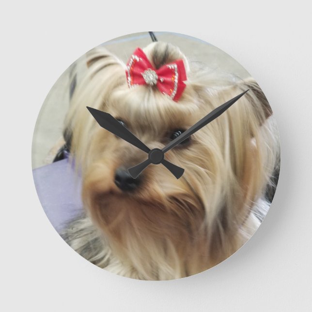 Yorkshire Terrier Clock (Front)