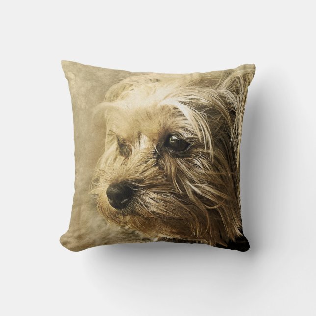 Yorkshire Terrier Cushion (Front)