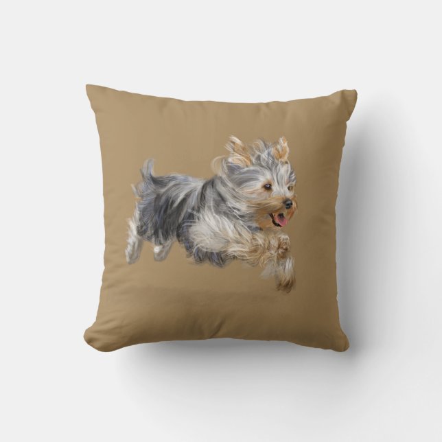 Yorkshire Terrier Cushion (Front)