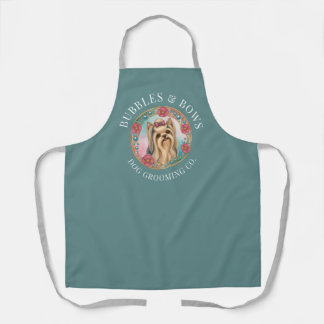 Yorkshire Terrier Cute Dog Grooming Workwear Apron