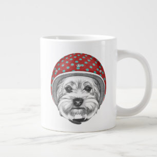 Yorkshire Terrier Daredevil Large Coffee Mug