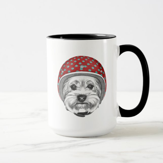 Yorkshire Terrier Daredevil Mug (Right)
