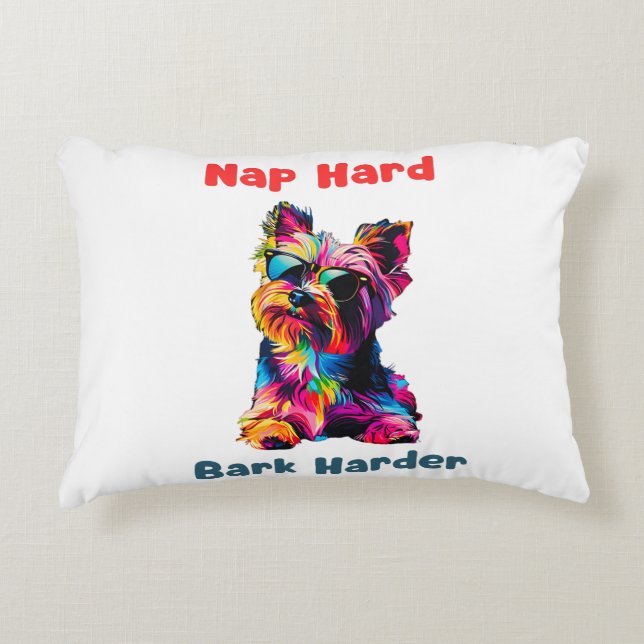 Yorkshire Terrier Decorative Cushion (Front)