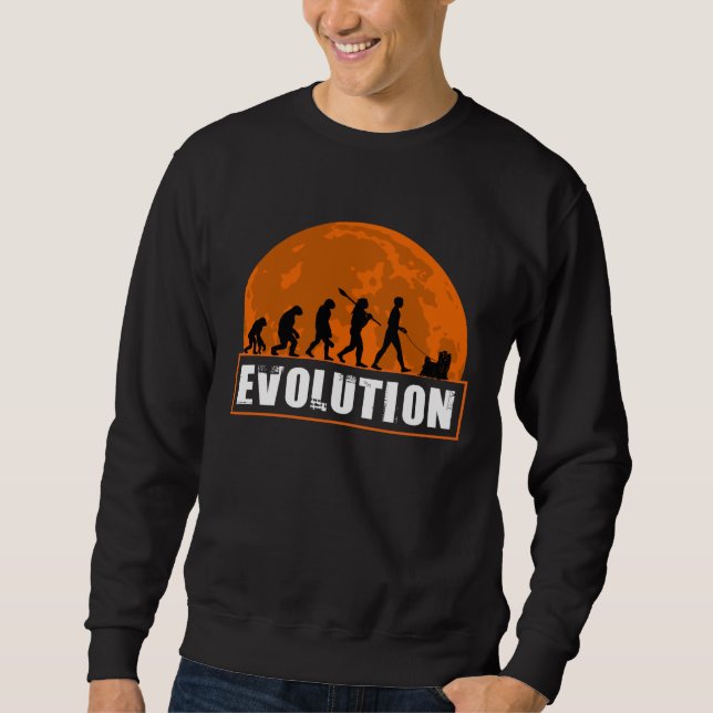Yorkshire Terrier Dog Dad Human Evolution Sweatshirt (Front)