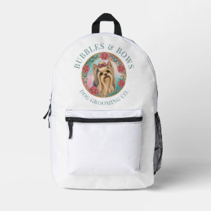 Yorkshire Terrier Dog Grooming Kit Bag Backpack