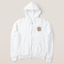 Yorkshire Terrier Dog Grooming Salon Zip Up Hoodie