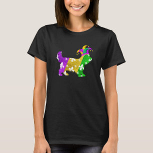 Yorkshire Terrier Dog Mardi Gras Carnivals Funny P T-Shirt