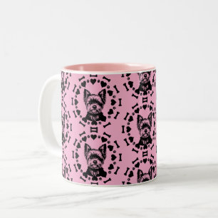 Yorkshire Terrier Dog Owner Two-Tone Coffee Mug