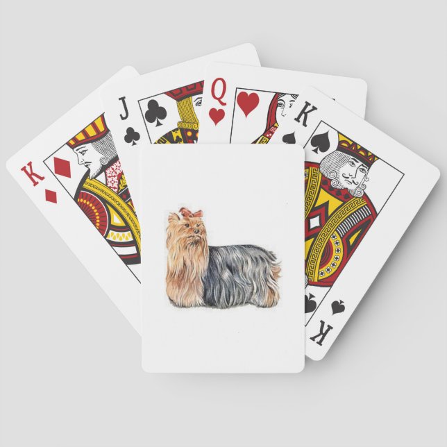 Yorkshire Terrier Dog Playing Cards (Back)