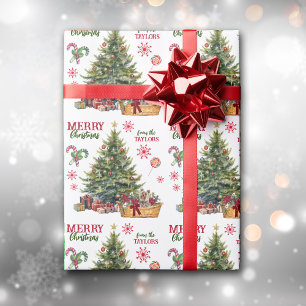 Yorkshire Terrier Dog Under the Tree Wrapping Paper