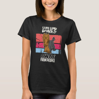 Yorkshire Terrier Dog Vintage  30 T-Shirt