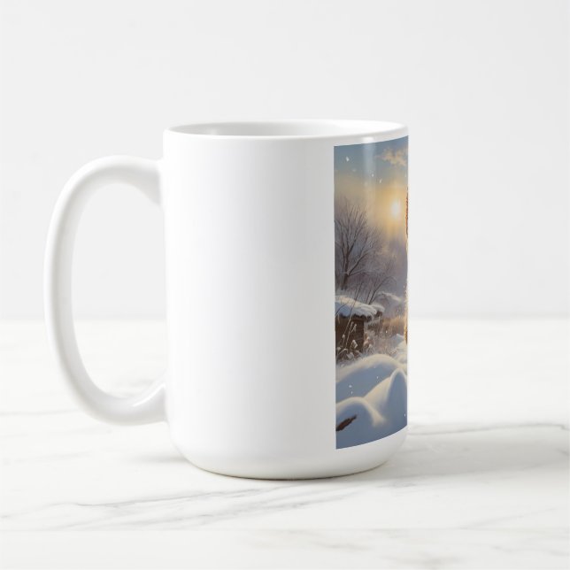 Yorkshire Terrier Elegant Coffee Mug (Left)