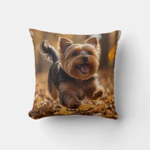 Yorkshire Terrier Elegant Throw Pillow