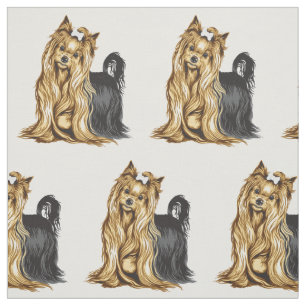 yorkshire terrier fabric