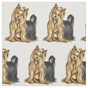 yorkshire terrier fabric