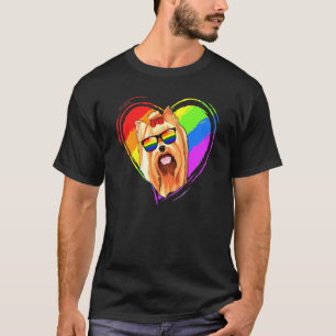 Yorkshire Terrier Gay Pride Lgbt T-Shirt