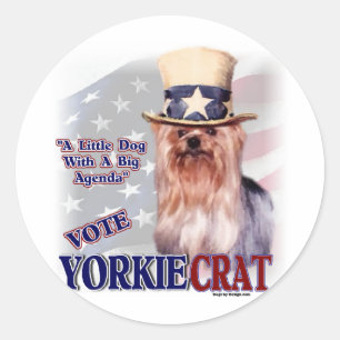 Yorkshire Terrier Gifts Classic Round Sticker
