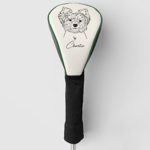 yorkshire terrier golf head cover
