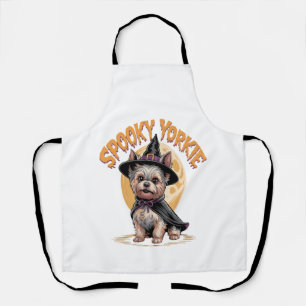 Yorkshire Terrier Halloween Apron