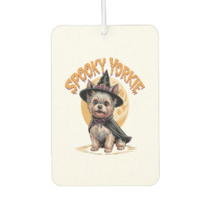 Yorkshire Terrier Halloween Car Air Freshener