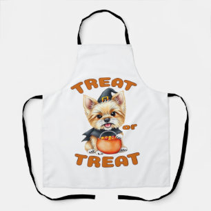Yorkshire Terrier Halloween Dog Costume �Treat or  Apron