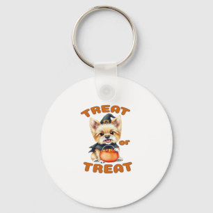 Yorkshire Terrier Halloween Dog Costume �Treat or  Key Ring