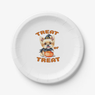Yorkshire Terrier Halloween Dog Costume �Treat or  Paper Plate