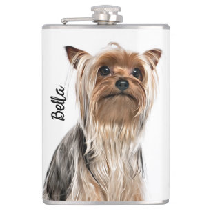Yorkshire Terrier Hip Flask