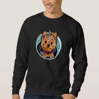 Yorkshire Terrier in Space Yorkie Dog Sweatshirt