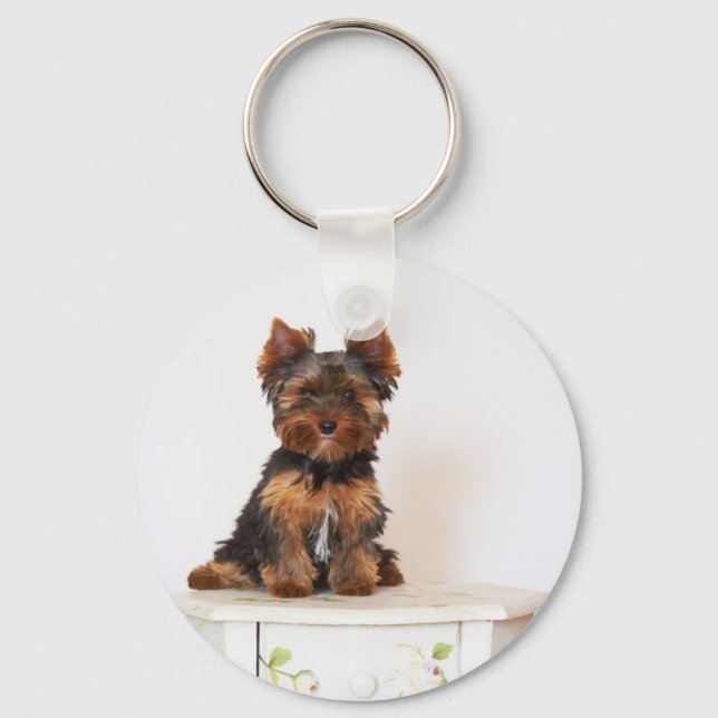 Yorkshire Terrier Key Ring (Front)