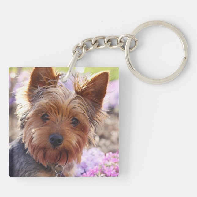 Yorkshire Terrier Key Ring (Back)