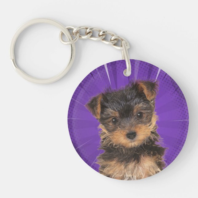 Yorkshire Terrier Keychain (Front)
