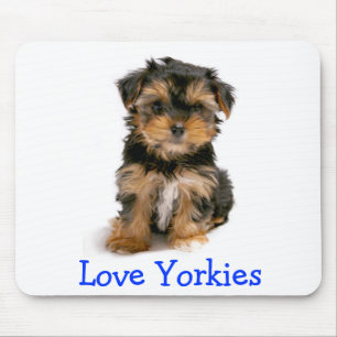 Yorkshire Terrier Love Yorkies Puppy Dog Mousepad
